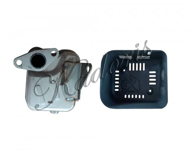 Muffler with heat shield KIC 55-7008