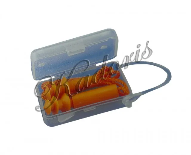 Ear plugs w/neck string and box KIC 96-9060